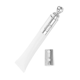 FRCOLOR Eye Cream Tube with Metal Tip Applicator Airless Pump Dispenser for Eye Cream Lip Balm Lip Gloss Durable Zinc Alloy Portable Versatile Travel Bottle