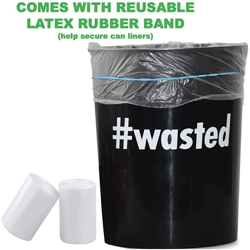 2.6 Gallon Clear Bathroom Trash Bags (240 Bags) 2 Gallon