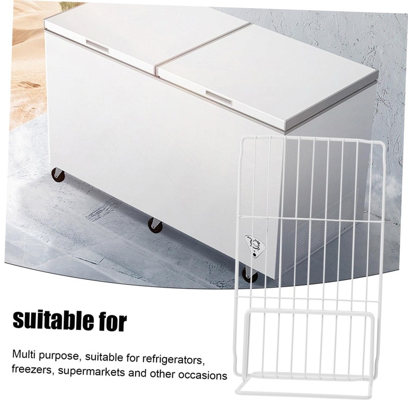 CIYODO Refrigerator Partition Iron Organizer for Freezer Shelf Dividers Fridge