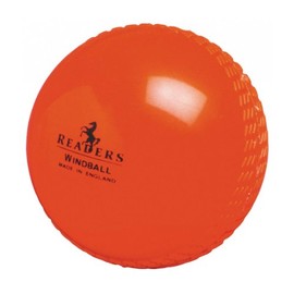 Readers Windball practice cricket ball - bulk discounts (Orange - junior, 6 ball pack)