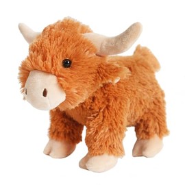 L & P Home & Gifts Lesser & Pavey Rpet pals Hughie stand cow Teddy Bear For Kids | Made Up of Recycled Bottles | Stuffed Animal Soft Toys | Ideal For Birthday or Baby Gift