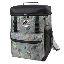 Takanami Create Square Backpack [Rucksack/Backpack] Jurassic World 101713, Black, Product Size (H x W x D): Approx. 12.2 x 8.9 x 5.1 inches (31 x 22.5 x 13 cm)