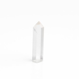 Stone Tower White Quartz, Crystal Wand, Natural Crystal Quartz Hexagonal Crystal Column, Rock Crystal Wands, Clear Quartz Wands, Tower (White Quartz, 7-8 cm)