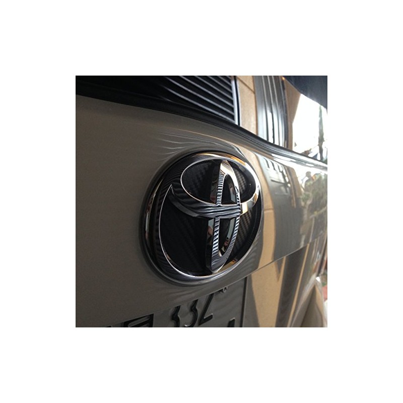 AutoLoofah Prius Alpha AL-CA-PE01 Emblem Carbon Modification Sheet with Installation