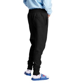Champion, Reverse Weave, Comfortable Joggers, Fleece Sweatpants for Men, 30.5", Black C Logo, XX-Large