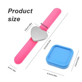 YFaith Magnetic Pin Cushion, Anti-Lost Pin Cushion, Wrist, Magnetic Pin Cushion with Magnetic Housing, Magnetic Needle Holder for Sewing Needles, Pins