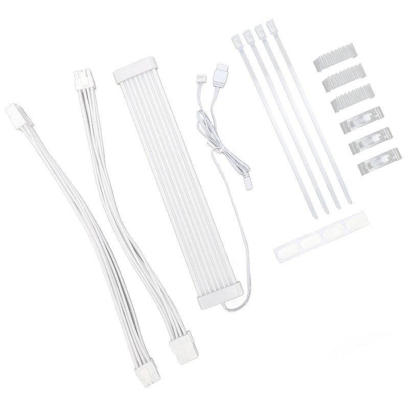 ARGB Extension Sleeved Cable Kit DIY 5V 3pin PSU Cable