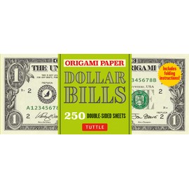 Origami Paper Dollar Bills: 250 Double-Sided Sheets