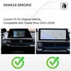 for Toyota Prius 2023-2026 Accessories, 3-Pieces Aluminum Alloy Knob Covers