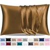 Pamposh Satin Silk Pillowcases For Hair And Skin 2 Pack
