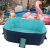Okuyonic Backyard Pool, Foldable Swimming Pool Portable Ample Space Thick