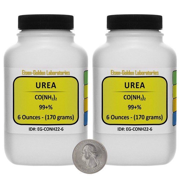 Urea [CH4N2O] 99+% ACS Grade Prills 12 Oz in Two