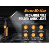 EverBrite 800LM LED Work Light Magnetic Hanging Hook Rechargeable COB