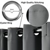 Dreamscene Eyelet Blackout Curtains Set of 2 Thermal Ring Top