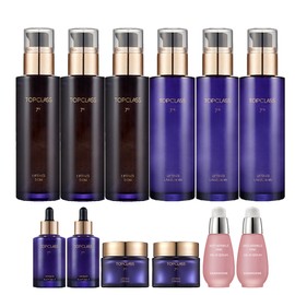 Charmzone Top Class 7th Generation Lifting Basic Set 7 Types Skin 3 + Emulsion 3 + Cream 2 + Ampoule 2 + Oil-in-Serum 2 / 참존 탑클래스 7세대 리프팅 기초세트 7종 스킨3+ 에멀전3 + 크림2+앰플2+오일인세럼2