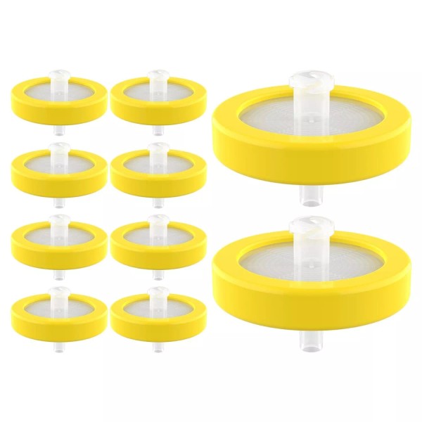 Membrane Solutions 100pcs Lab Nylon(NY) Syringe Filter 0.45μm Micron 30mm