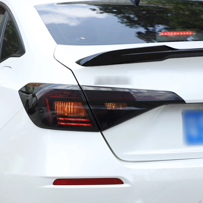 momocar Smoked Black Tail Light Lamp Cover Guard Trim Accessories