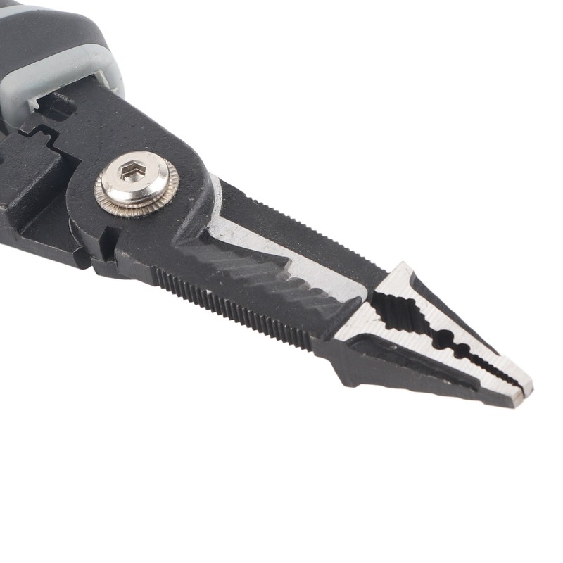 Black Yellow Electrician Wire Stripping Pliers Multifunctional Needle Nose Stripper