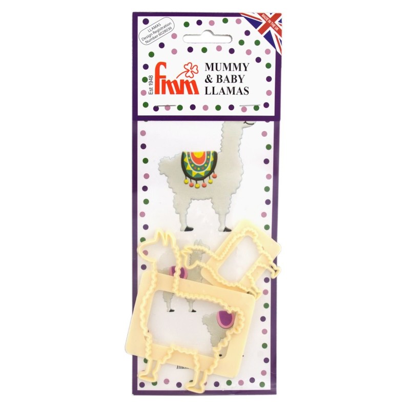 FMM Mummy & Baby Llama Cutter - 2 piece Set
