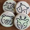 Large Woodland Animals Cookie Stencil Set