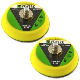 2" / 50mm Sanding Polishing/Backing Pad with M6 Thread for Air Sander 2PK