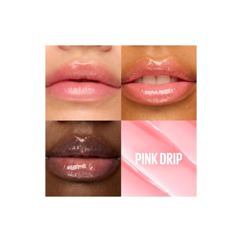 Maybelline Lifter Glaze, Bálsamo Labial Hidratante con Cereza, Pink Drip