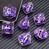KERWELLSI Float Beholder Eye Resin DND Dice Set with Gift