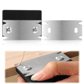 Veneer Edge Cutter, Planer Wood Hand, Mini Hand Planer with 1 Replacement Blade, Edge Cutter for Woodworking, Manual Edge Banding Cutter for PVC, ABS, Wood (Black)