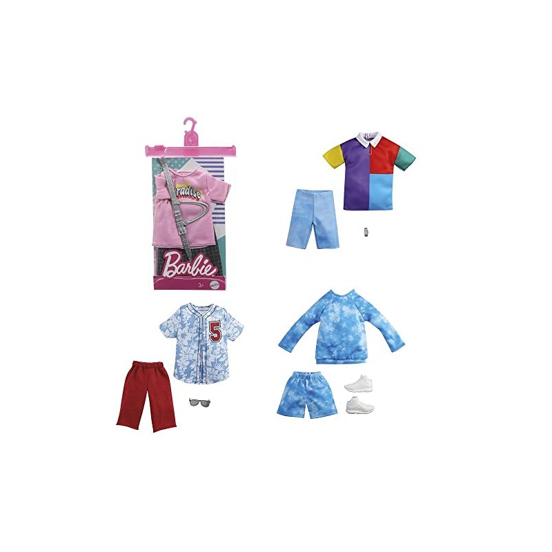 MATTEL Ken Look GWC31 Dolls and Accessories, Multi-Colour (446GWC31)