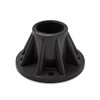 Two Saftron 3" Black Surface-Mount Bases for Pool Ladders (SB-3)