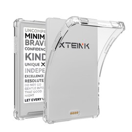 BOZHUORUI Case for 3.7" Xteink X3 eReader,Clear Soft TPU Back Cover