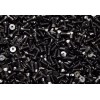(500) Flat Socket Head 1/4-20 x 3/4 Screw Allen Plain Black