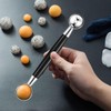2 pcs Double Sided Melon Baller, Round Melon Balls Fruit