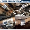 2.25 Inch Exhaust Clamp, 2 1/4'' Lap Joint Band Clamp