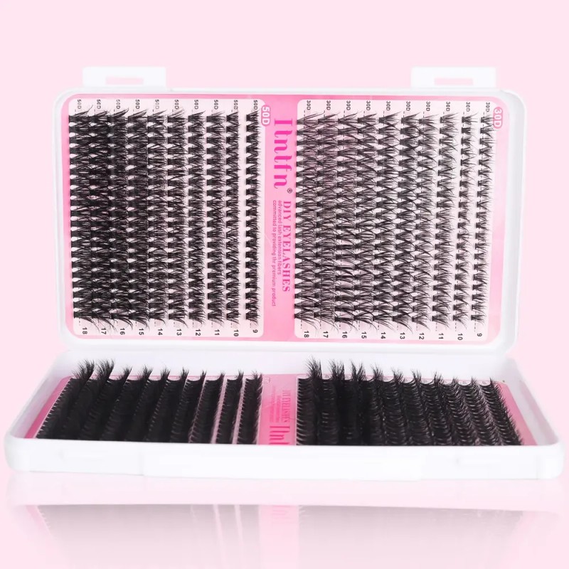 Kit De Extensión De Pestañas Diy Grupos Accesorios 800pcs