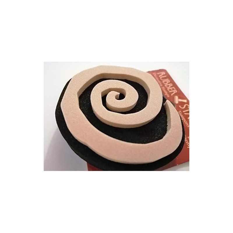 Swirl Decorative Rubber Stamp for Crafts