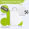 Gonex Compression Packing Cubes, 6 PCS Travel Luggage Packing Organizers