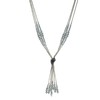 Xalroco Long Chic Tassel Pendant Y Necklace Crystal Beads Lariat