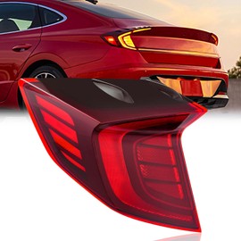 TODO Tail Light Assembly w/Bulbs for 2020 2021 2022 Hyundai Sonata SE SEL Plus, Left/Driver Side, 92401-L0000/HY2804167