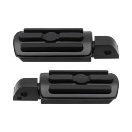 GIDIBII Motorcycle Foot Pegs,Highway Pegs Passenger Foot Pegs Compatible with Harley Softail Deluxe Fat Boy Heritage Sport Glide Softail Slim Street Bob Breakout Low Rider Models 2018-2023 (Black)