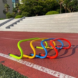 Sports Obstacle Running Step Mini Hurdle Orange 15cm Height