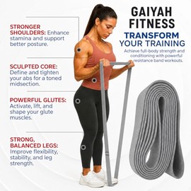 Long Resistance Bands for Working out Women, Fabric Resistance Band, Stretch Bands for Exercise Bands Resistance Bands Set for Physical Therapy, Elast