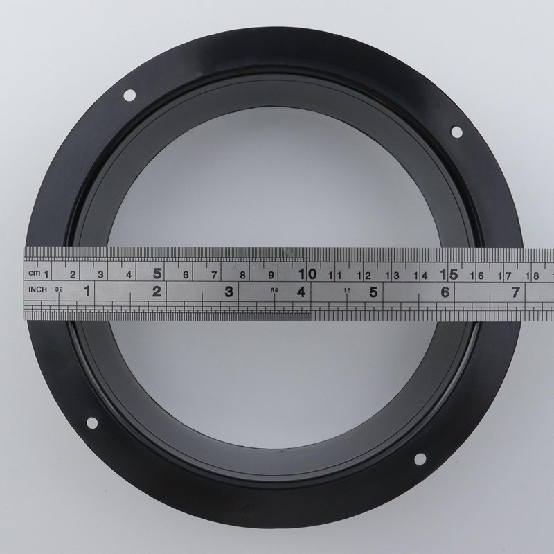 Geesatis 6 Inch Duct Connector Flange,ABS Straight Pipe Flange,Dust Collection