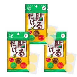 元祖【貼るウコン】貼るだけパッチ ウコン オルニチン 高麗人参 (2枚×3袋)