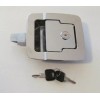 FIC CHROME RV 5" x 4 1/2" Baggage Door Lock