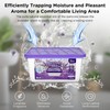 W&E Choice Moisture Absorbers With Lavender Scent, Portable Dehumidifier for