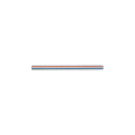 Pickett Professional Metric Color-Coded Triangular Scale, 12 Inches Long, 1 Each (236) , White