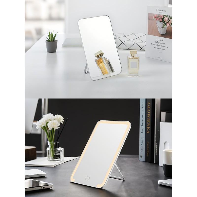 OMIRO Desk Makeup Mirror, 8 x 5 inches Table Mirror
