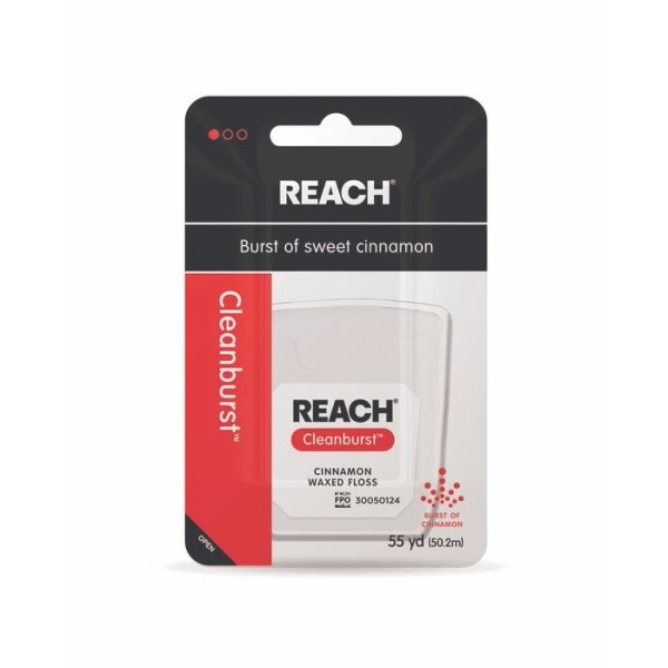 REACH FLOSS CLEANBURST WAXED CINAMON 55YD X 3