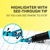 Sharpie Clear View Highlighter Stick, Assorted, 8 Pack (1966798)